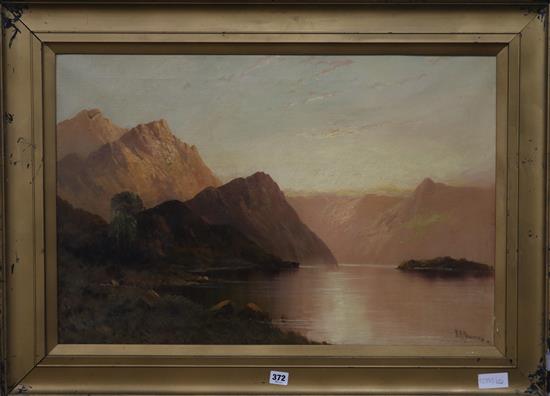 Francis E. Jamieson (1895-1950) Loch scene 50 x 75cm